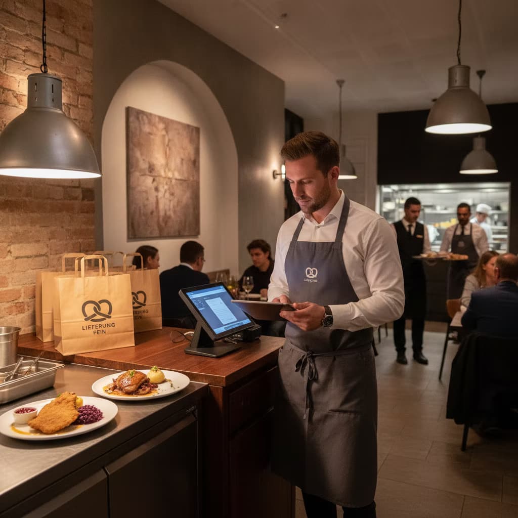 Beispiel: Restaurant mit Lieferdienst · GmbH · 12 Mitarbeiter